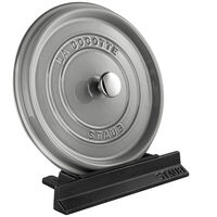 Lockhållare i gjutjärn, svart