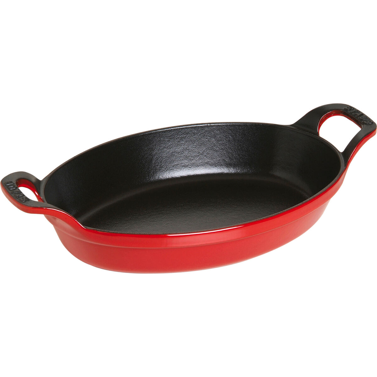 Ugnsform i gjutjärn 24 cm, körsbärsröd