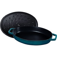 Ugnsform med lock 33 cm, fisk