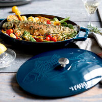 Ugnsform med lock 33 cm, fisk