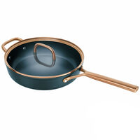 Milano traktörpanna med glaslock 28 cm, djupblå