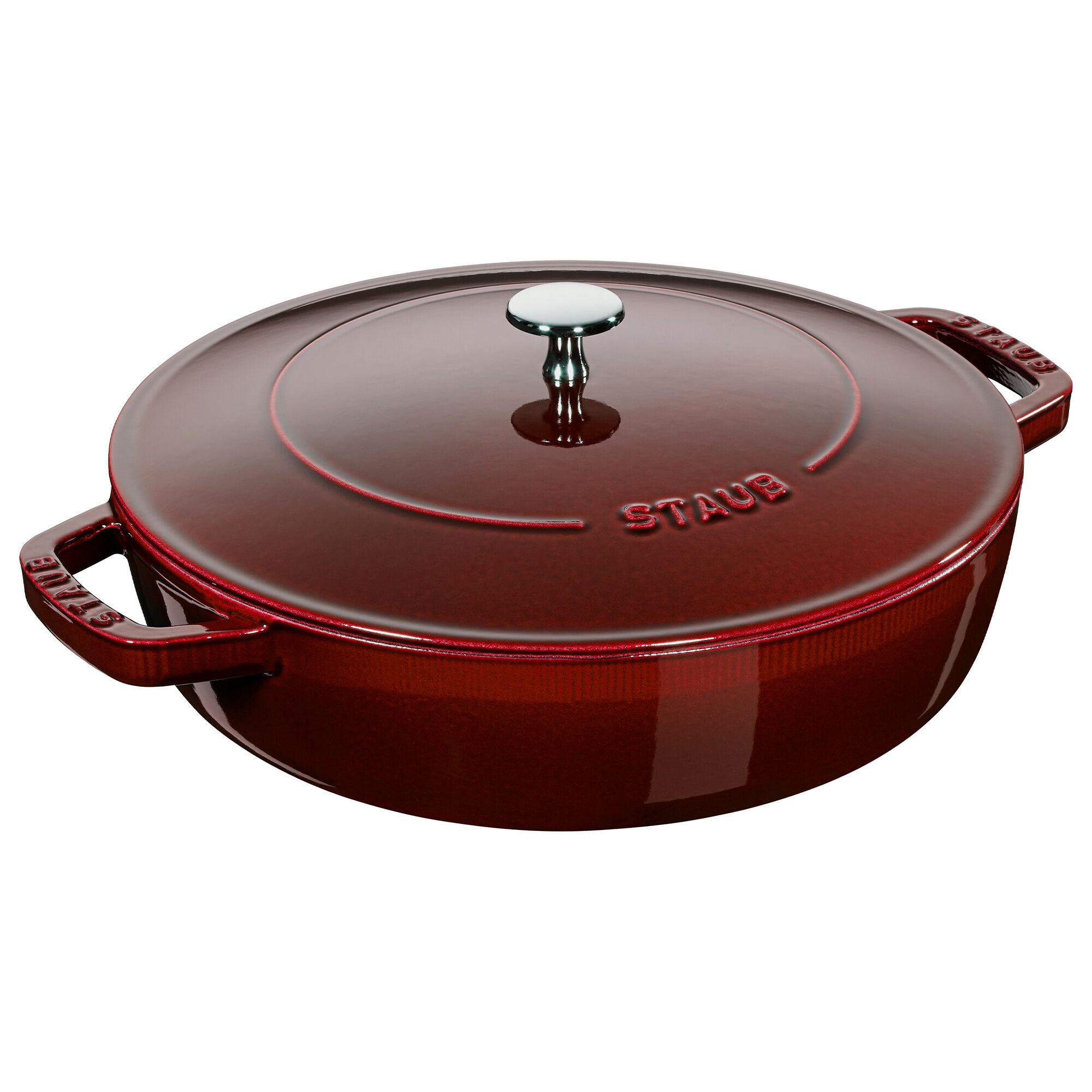 Staub Chistera traktørpande 28 cm, rød