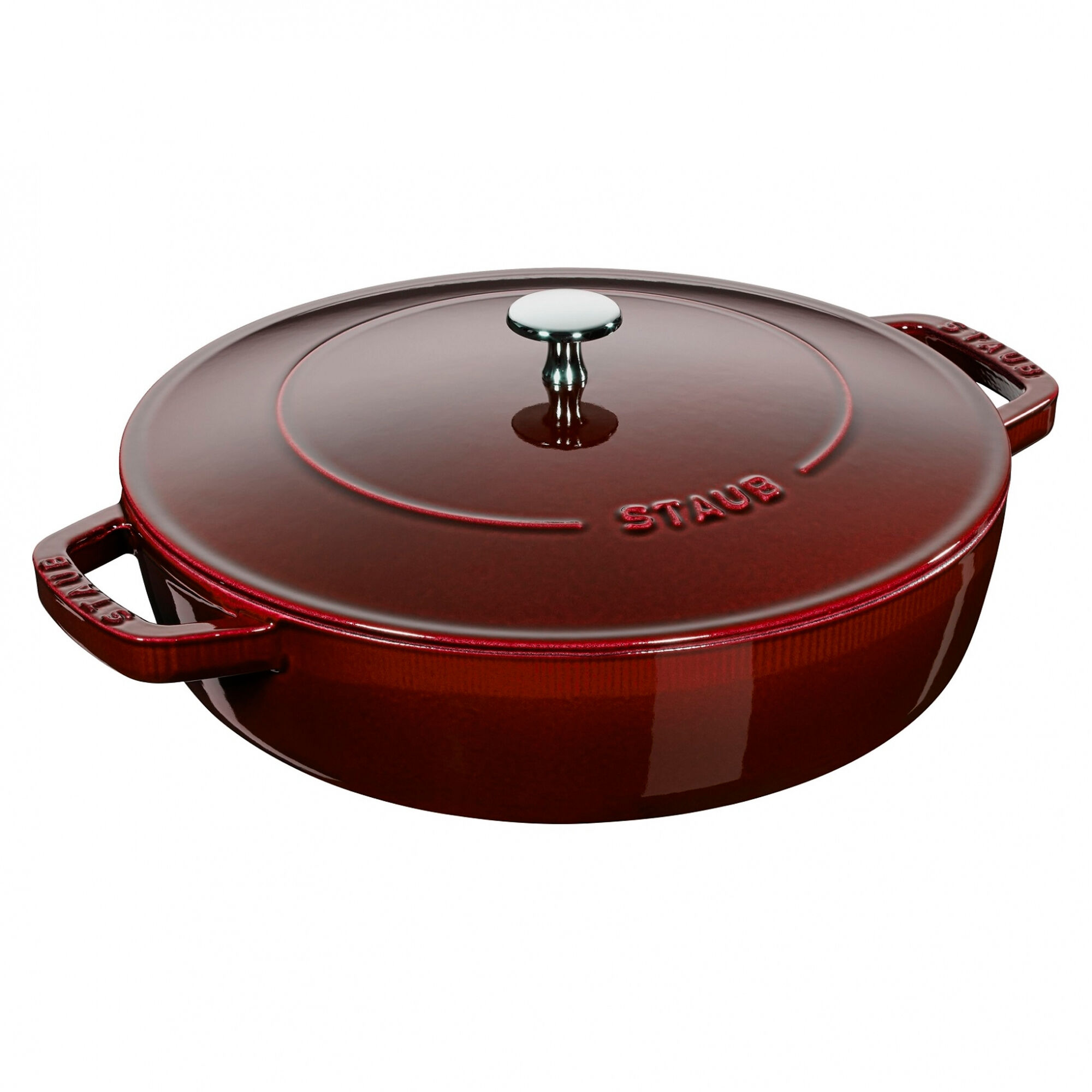 Staub Chistera traktørpande 24 cm, rød