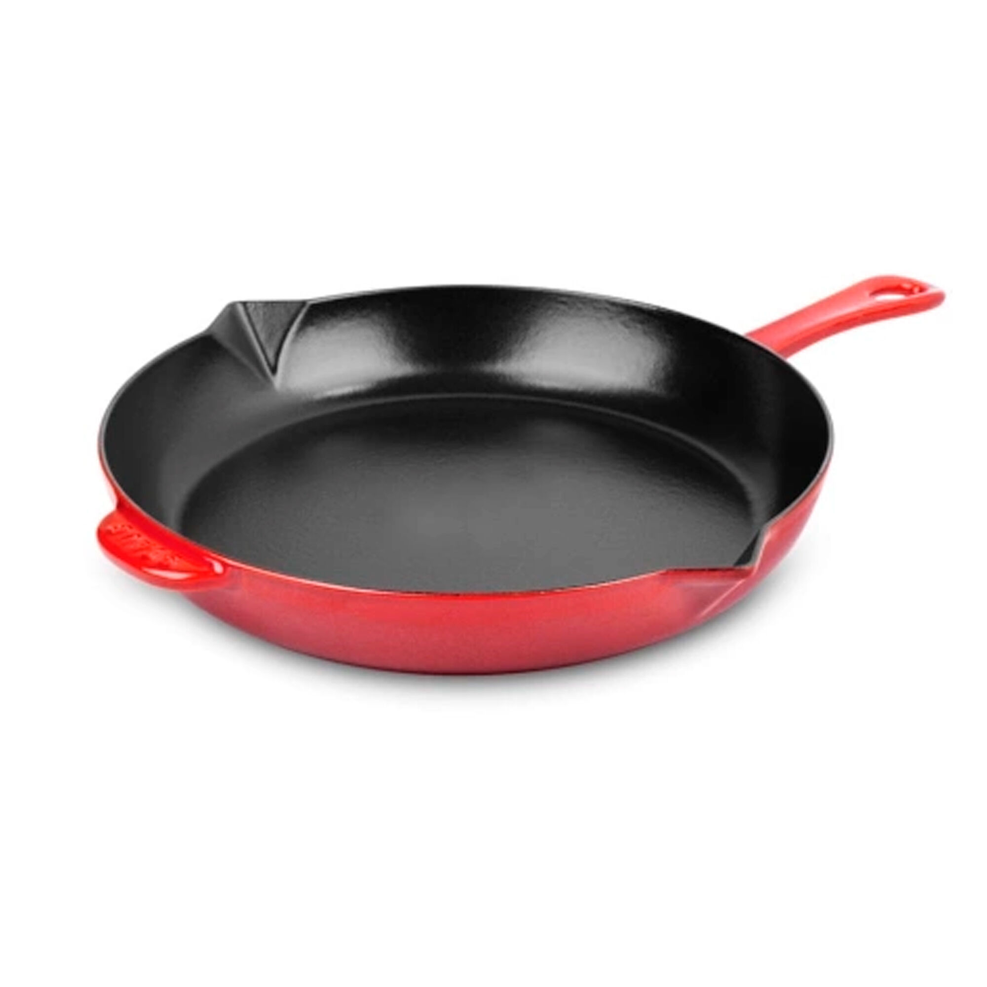 Staub Stegepande i støbejern 26 cm, kirsebærrød