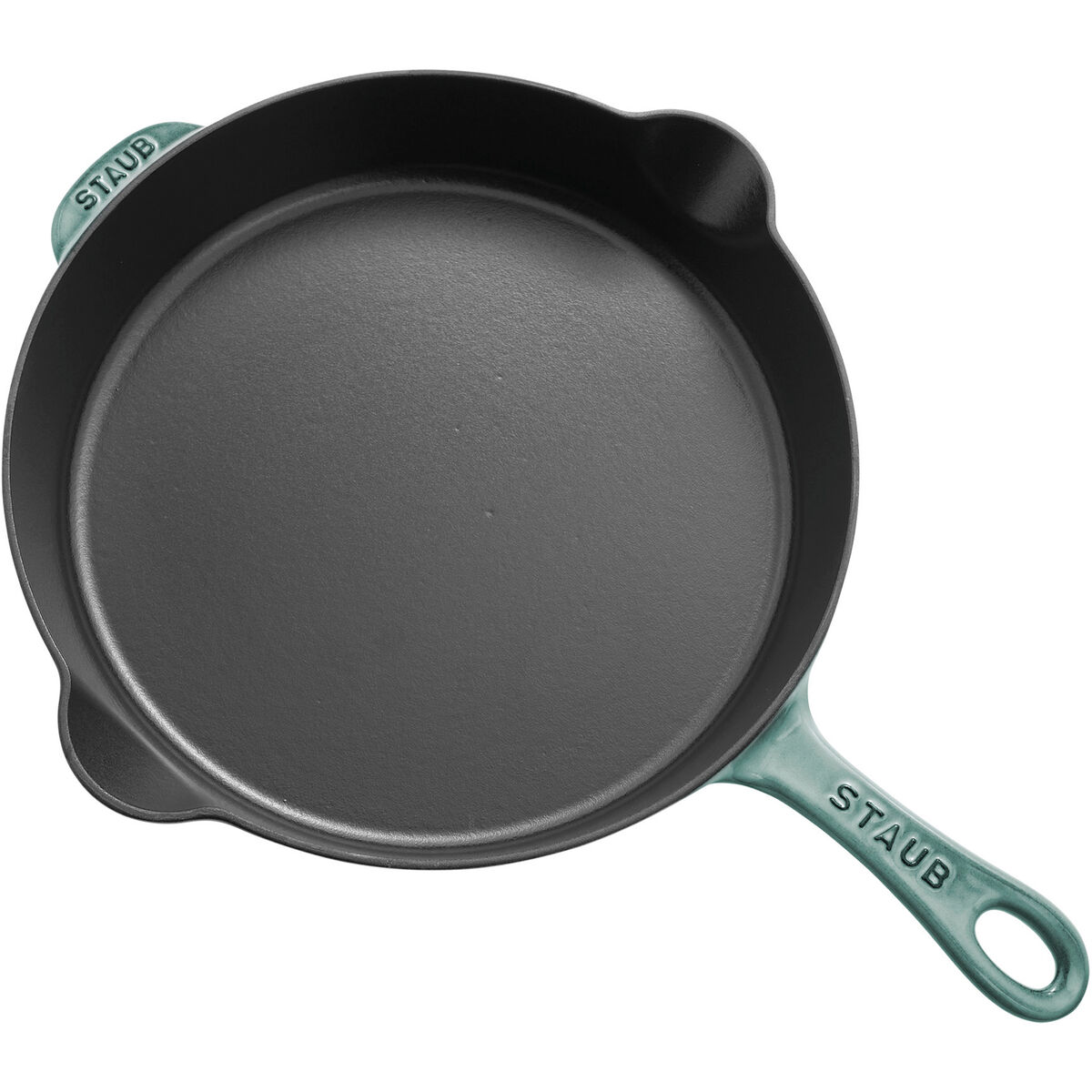 Stekpanna i gjutjärn 28 cm, eukalyptusgrön
