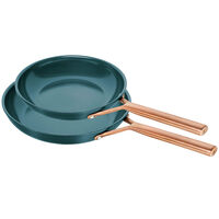 Milano stekpanneset 24 & 28 cm, djupblå