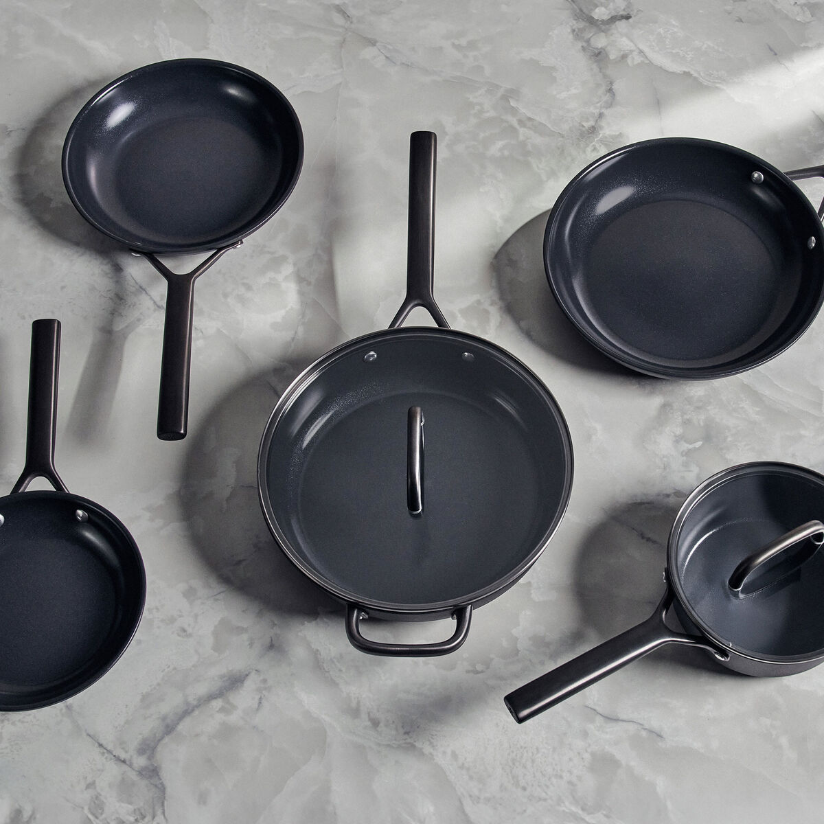 Milano stekpanneset 24 & 28 cm, svart