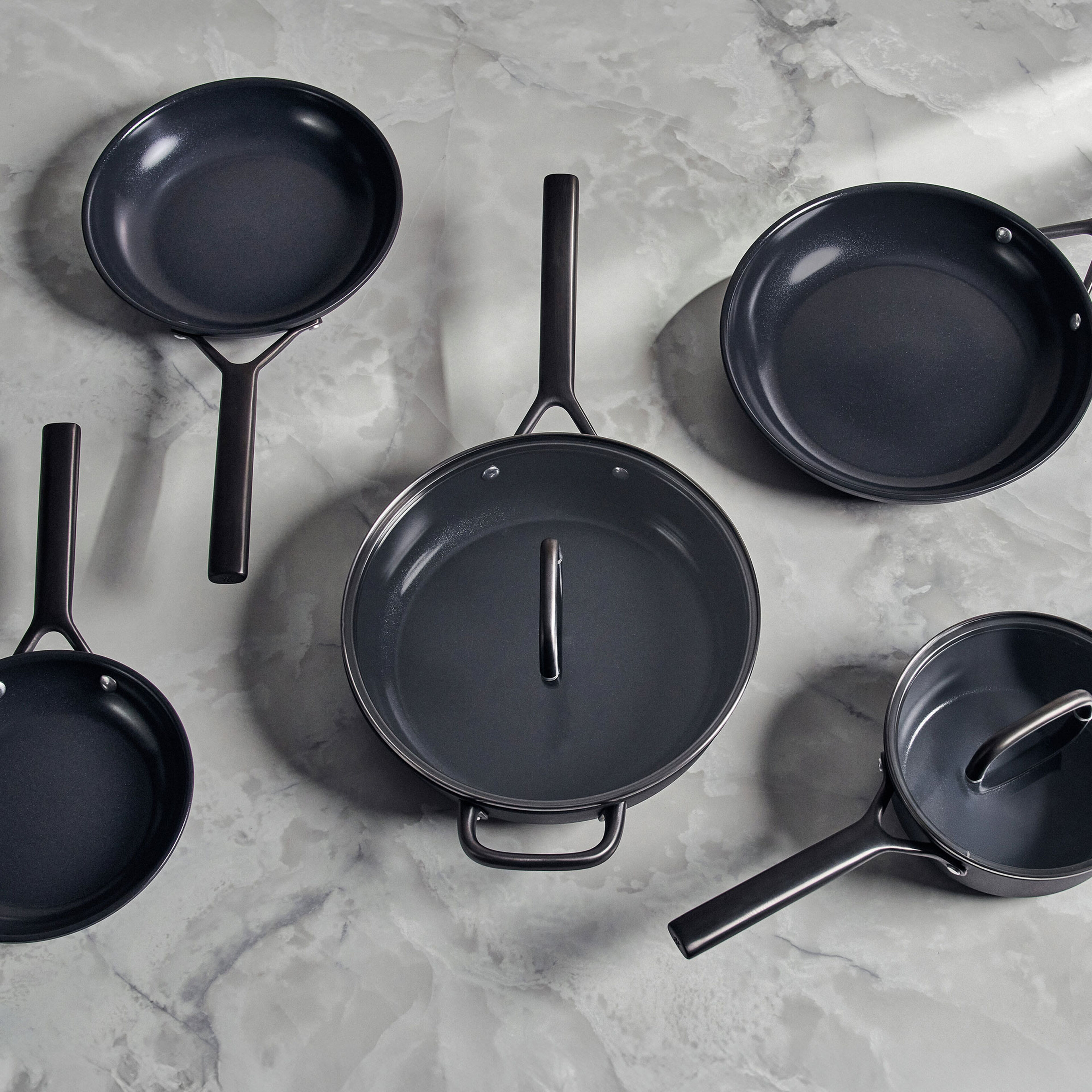 Milano stekpanneset 24 & 28 cm, svart