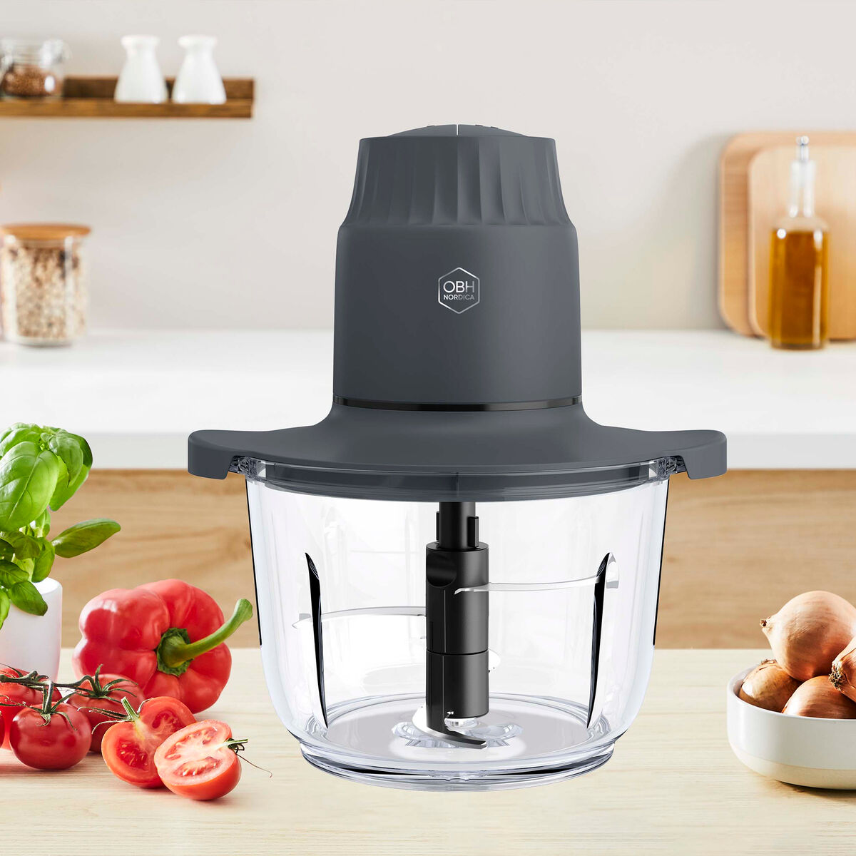Choppeo minihackare 2 liter, svart/transparent