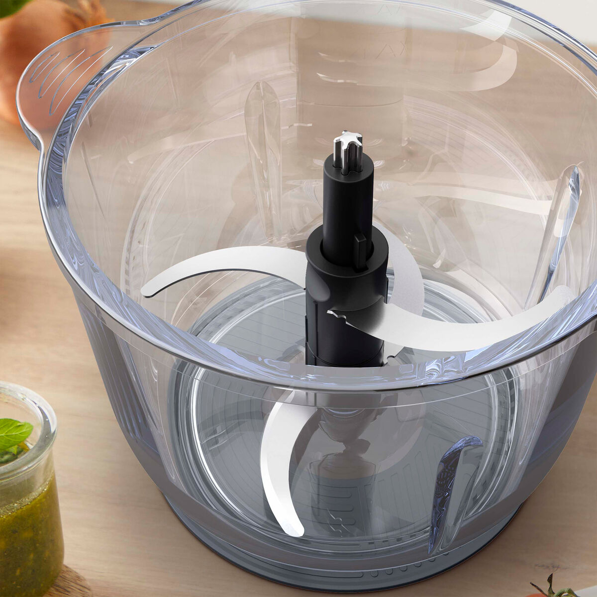 Choppeo minihackare 2 liter, svart/transparent