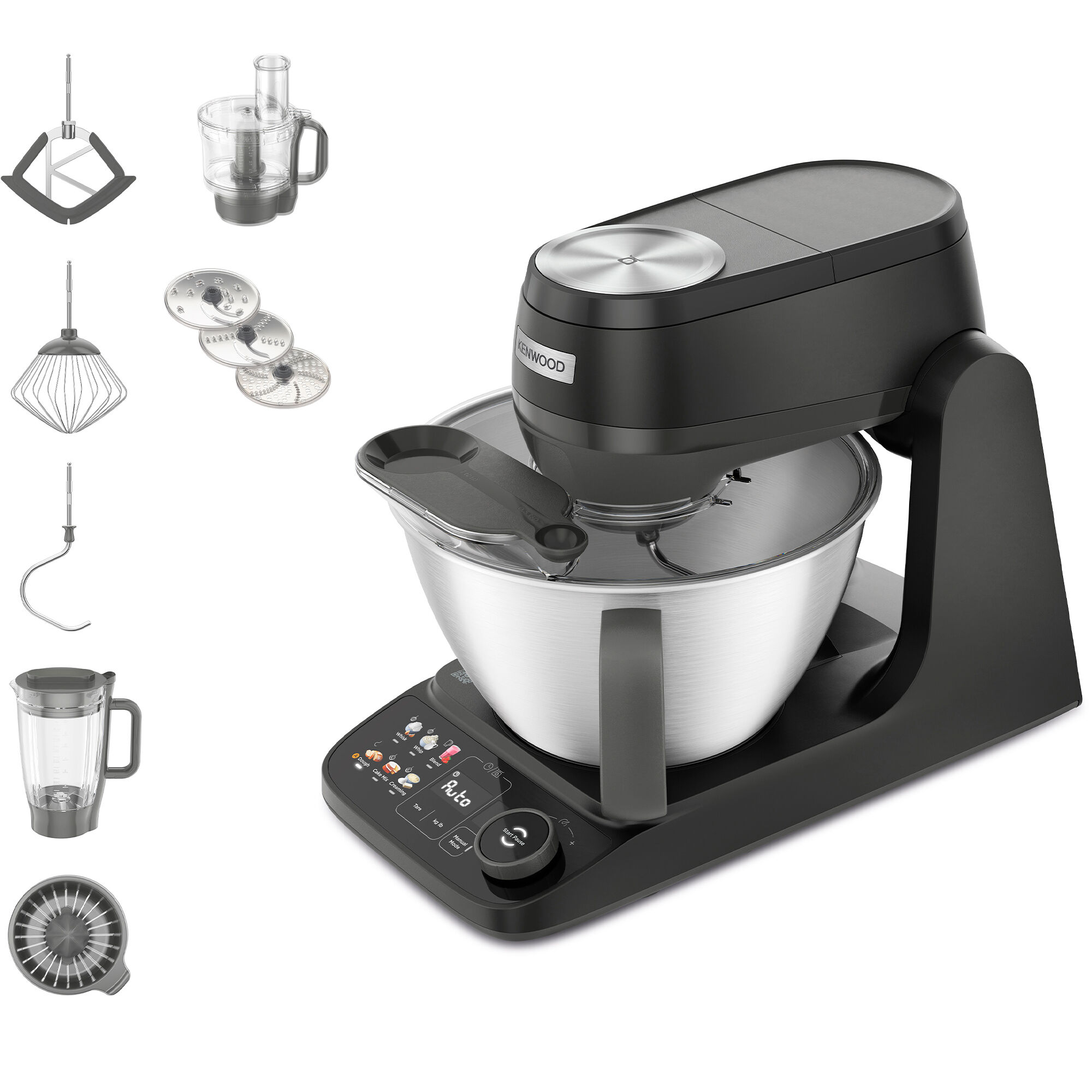 Kenwood KHC40.050.BK køkkenmaskine, sort