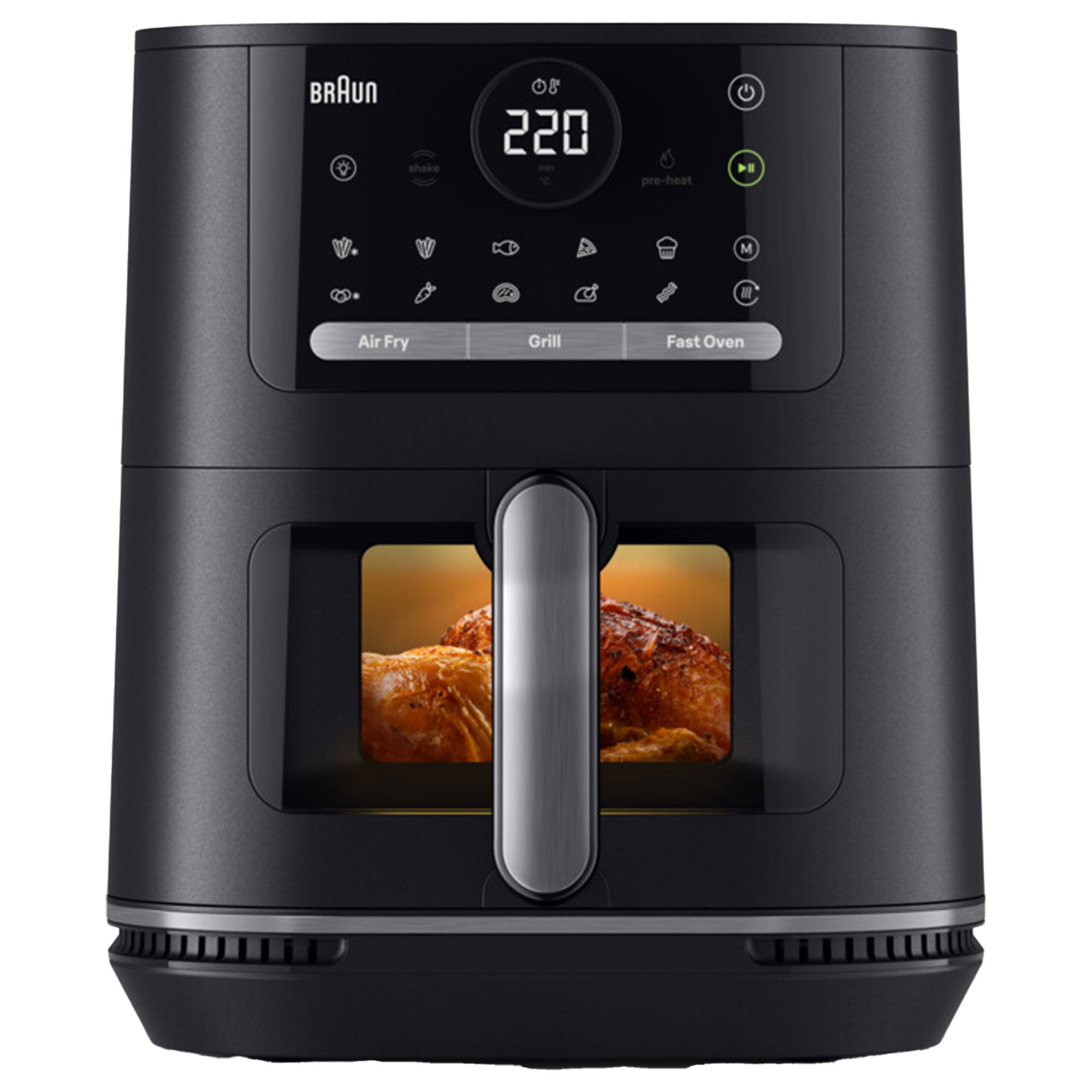 Braun HF5075IBK Airfryer 6 liter, sort
