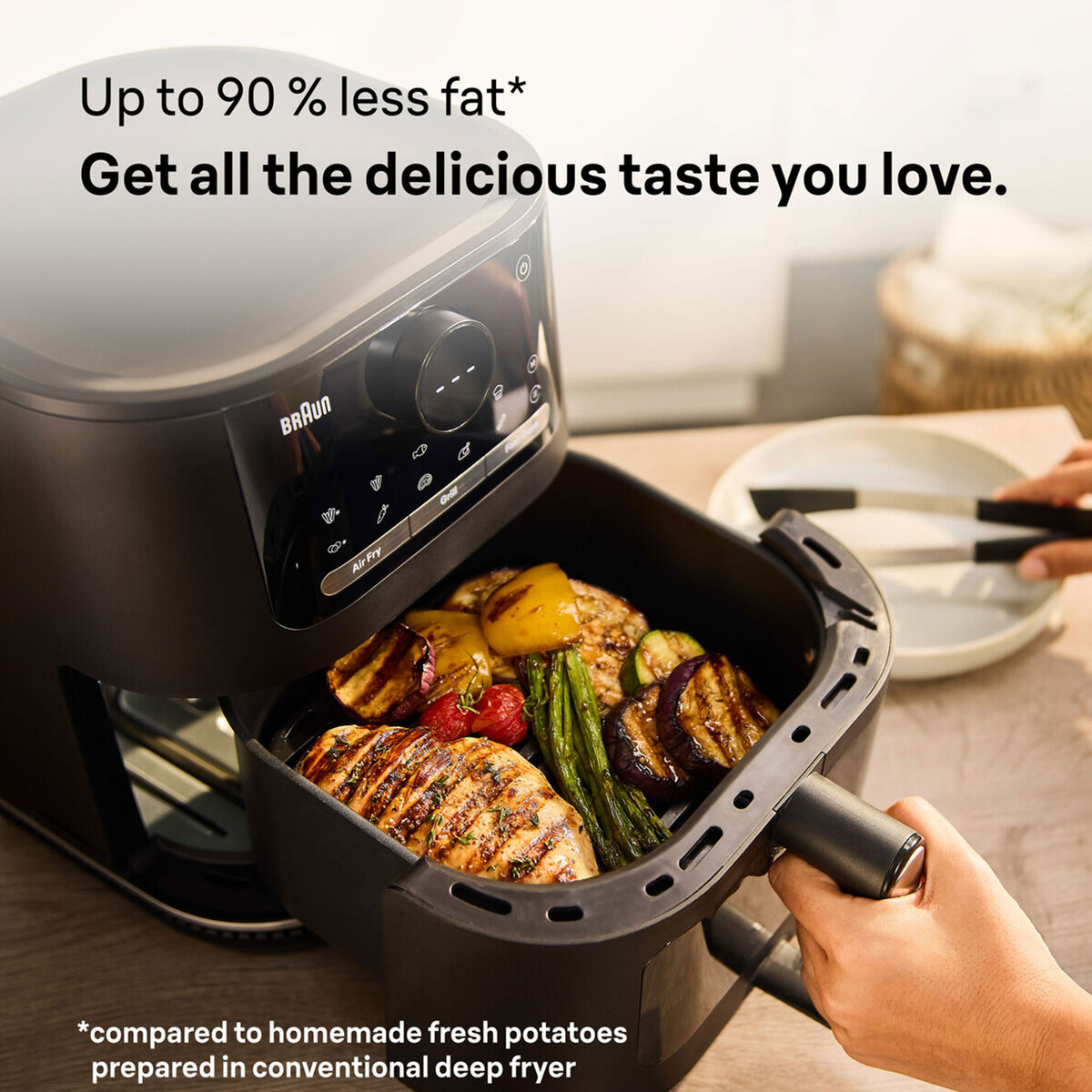 HF5075IBK airfryer 6 liter, svart