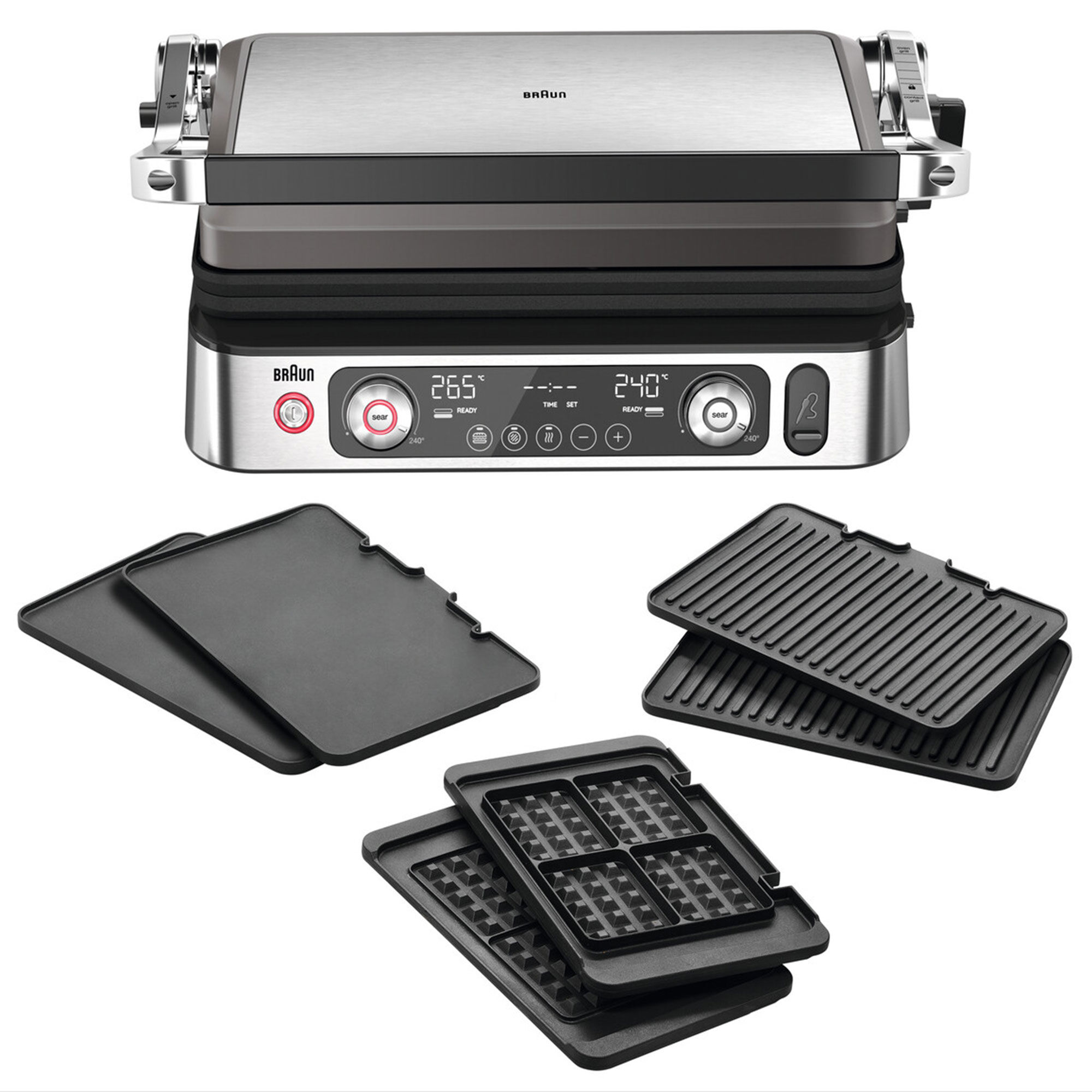 Braun MultiGrill 9 Pro CG 9167 Grill 2200W Sort/rustfrit stål