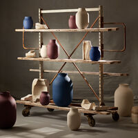 Studio Omaggio #1 vas 20 cm, bordeaux