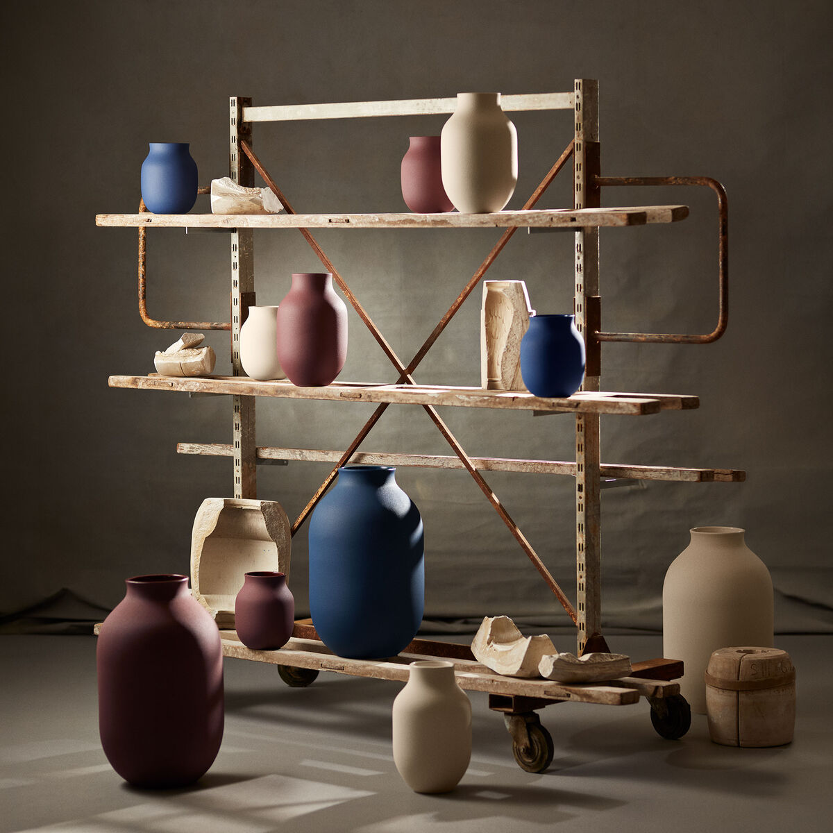 Studio Omaggio #1 vas 50 cm, sand
