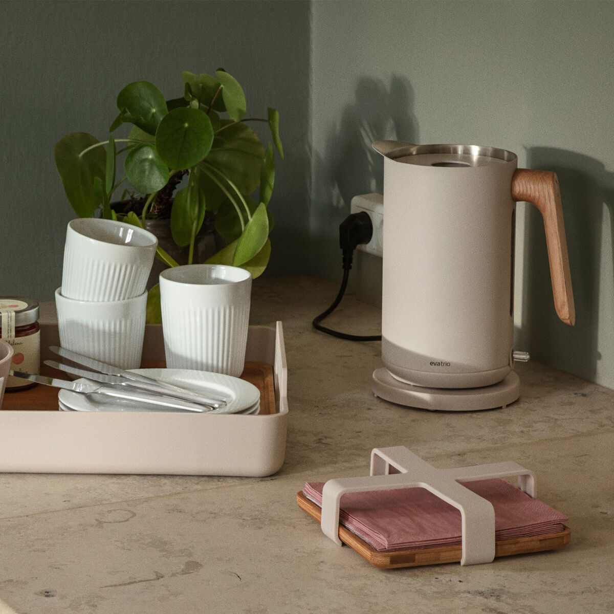 Nordic Kitchen vattenkokare 1,5 liter, sand