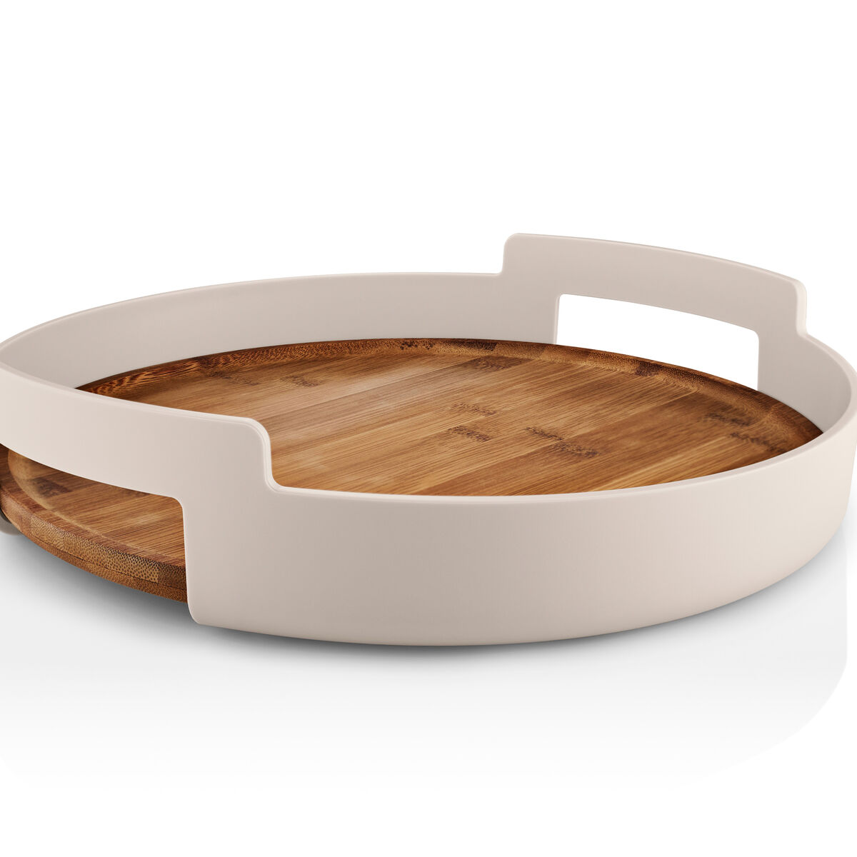 Nordic Kitchen serveringsbricka 35 cm, sand