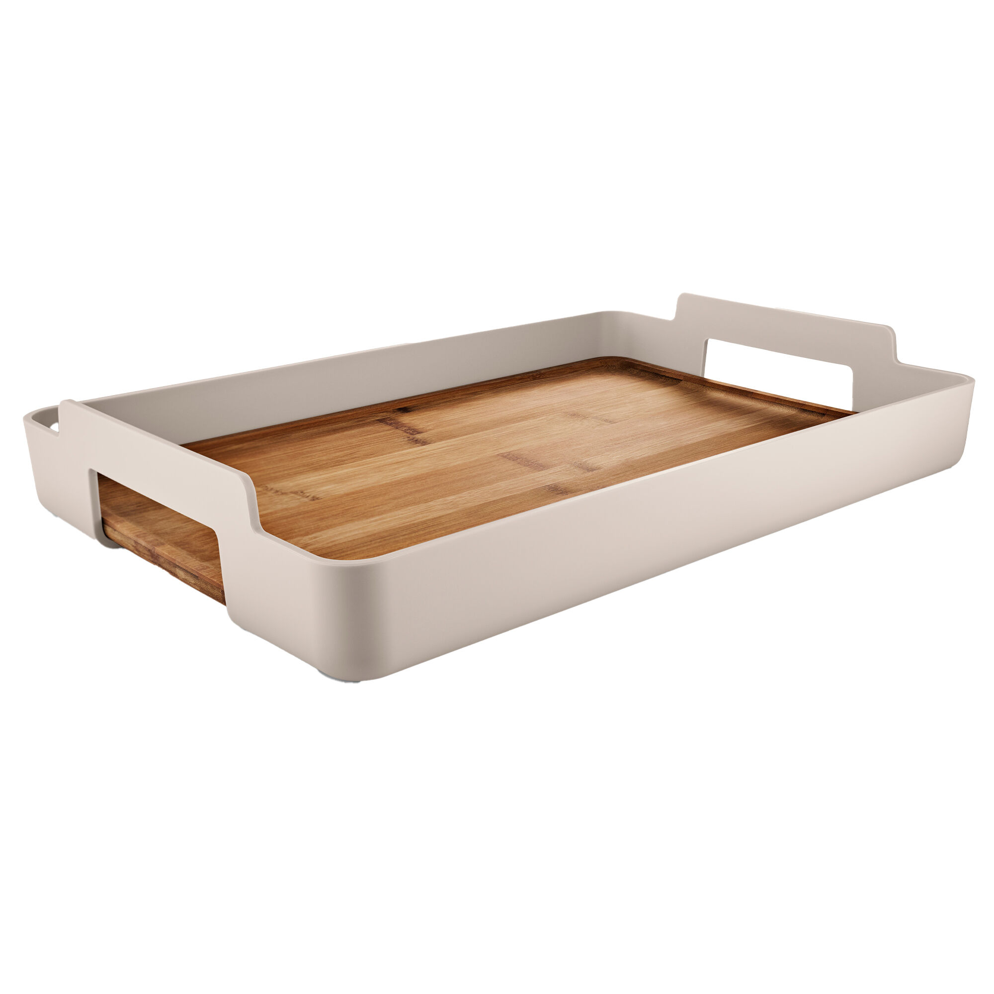 Eva trio Nordic Kitchen rektangulær serveringsbakke 50 cm, sand