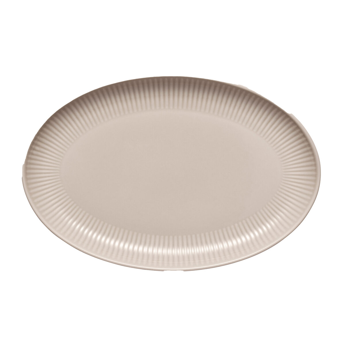 Legio Nova Palette oval coupe tallrik 24,5 cm, beige