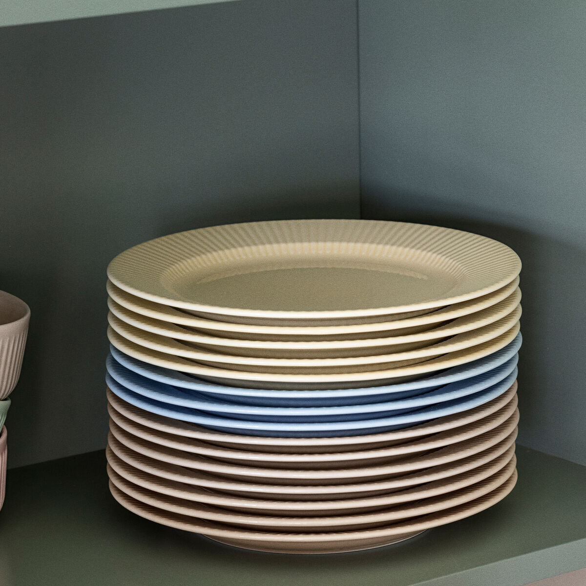 Legio Nova Palette lunchtallrik 22 cm, blå