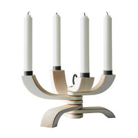 Nordic Light 4-armad ljusstake, vit