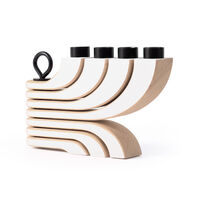 Nordic Light 4-armad ljusstake, vit
