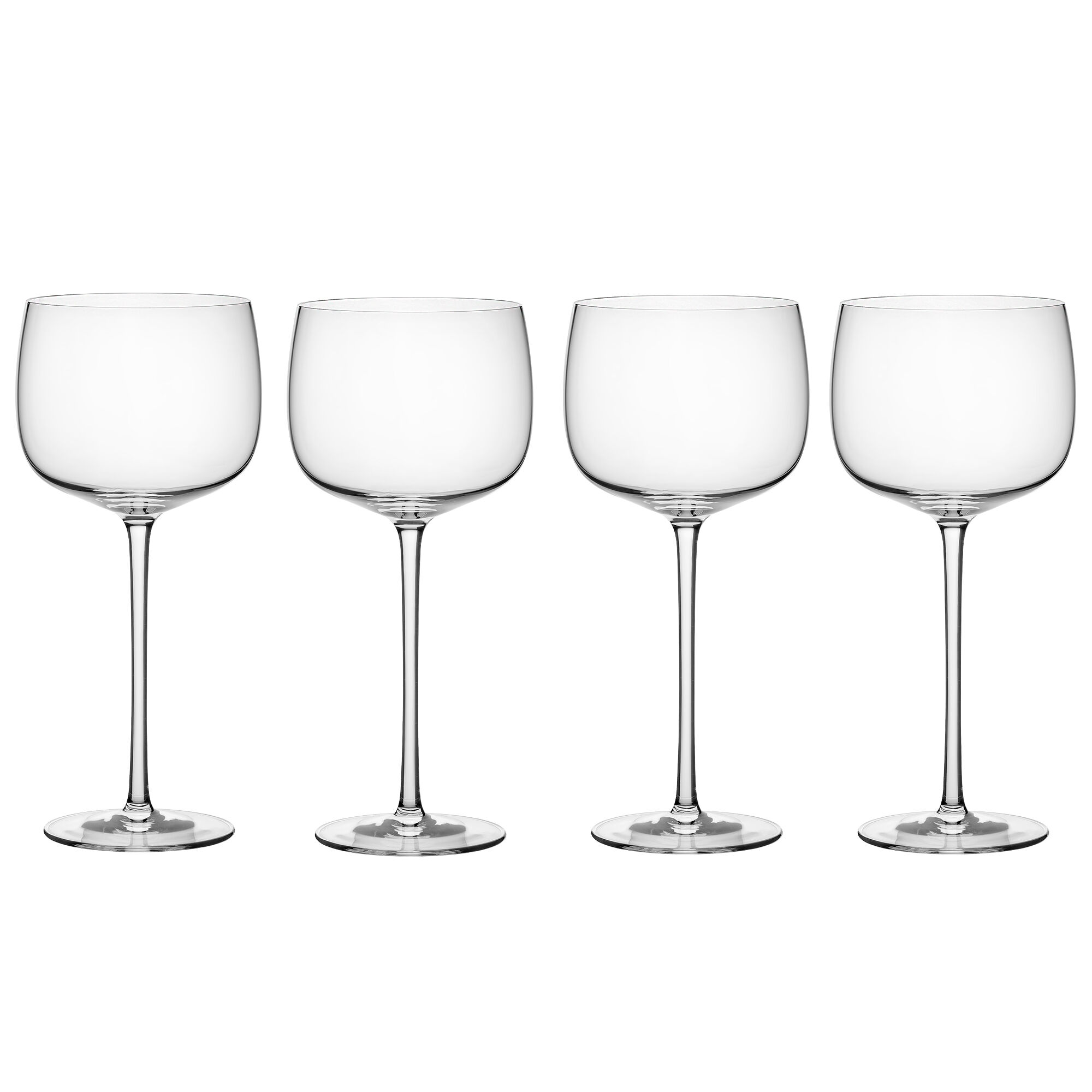 Kosta boda Nutid r&oslash;dvinsglas 53 cl, 4-pak