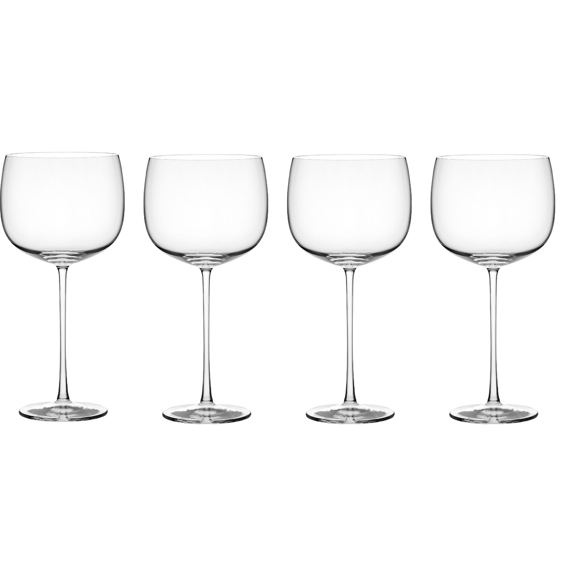 Kosta boda Nutid r&oslash;dvinsglas XL 71 cl, 4-pak