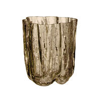 Crackle vas 12,1 cm, taupe