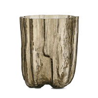 Crackle vas 27 cm, taupe