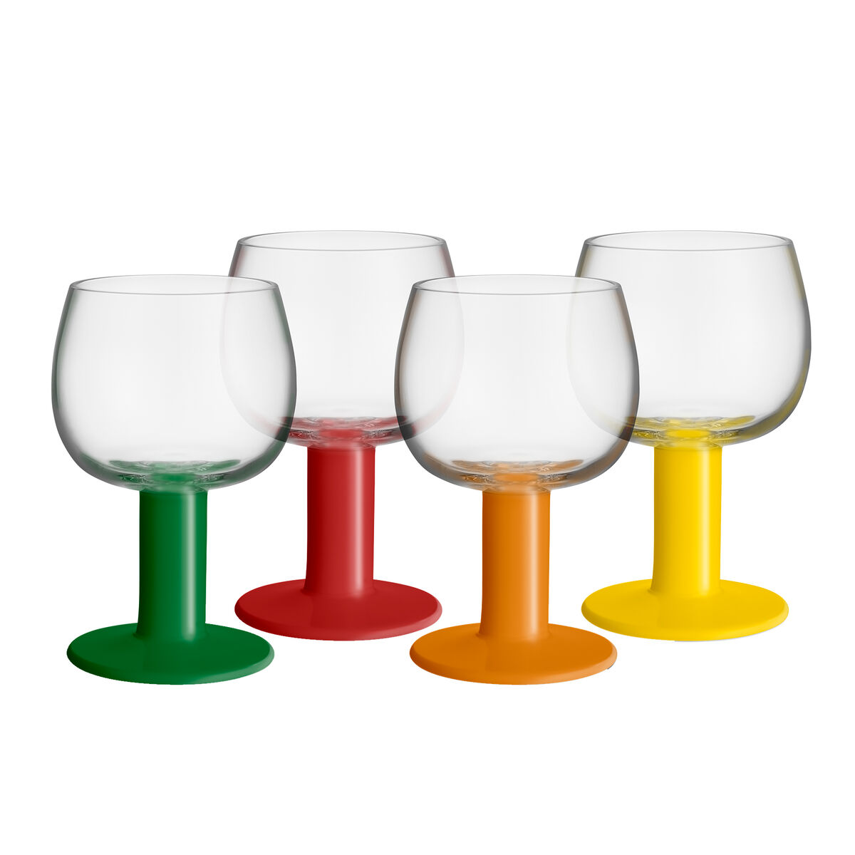 Fars Glas vinglas 40 cl 4-pack, mixade färger