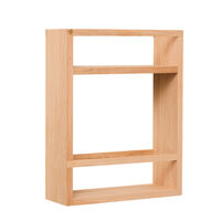 Cube hylla, massiv ek