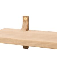 Slide hylla 50 cm, ek