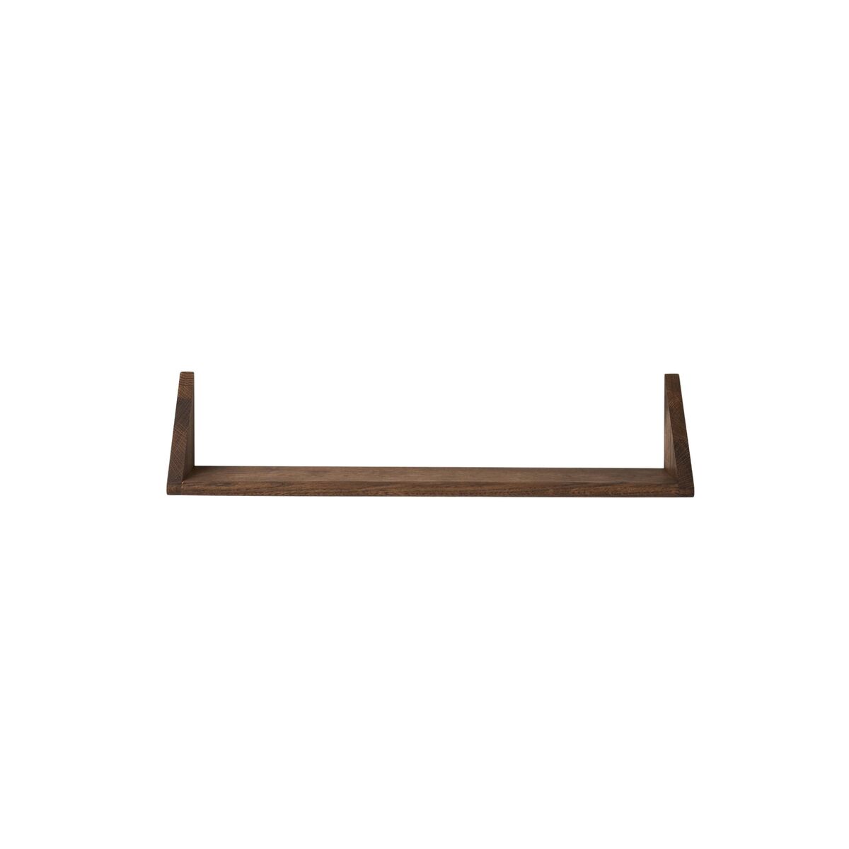 Split hylla 50 cm, rökt ek