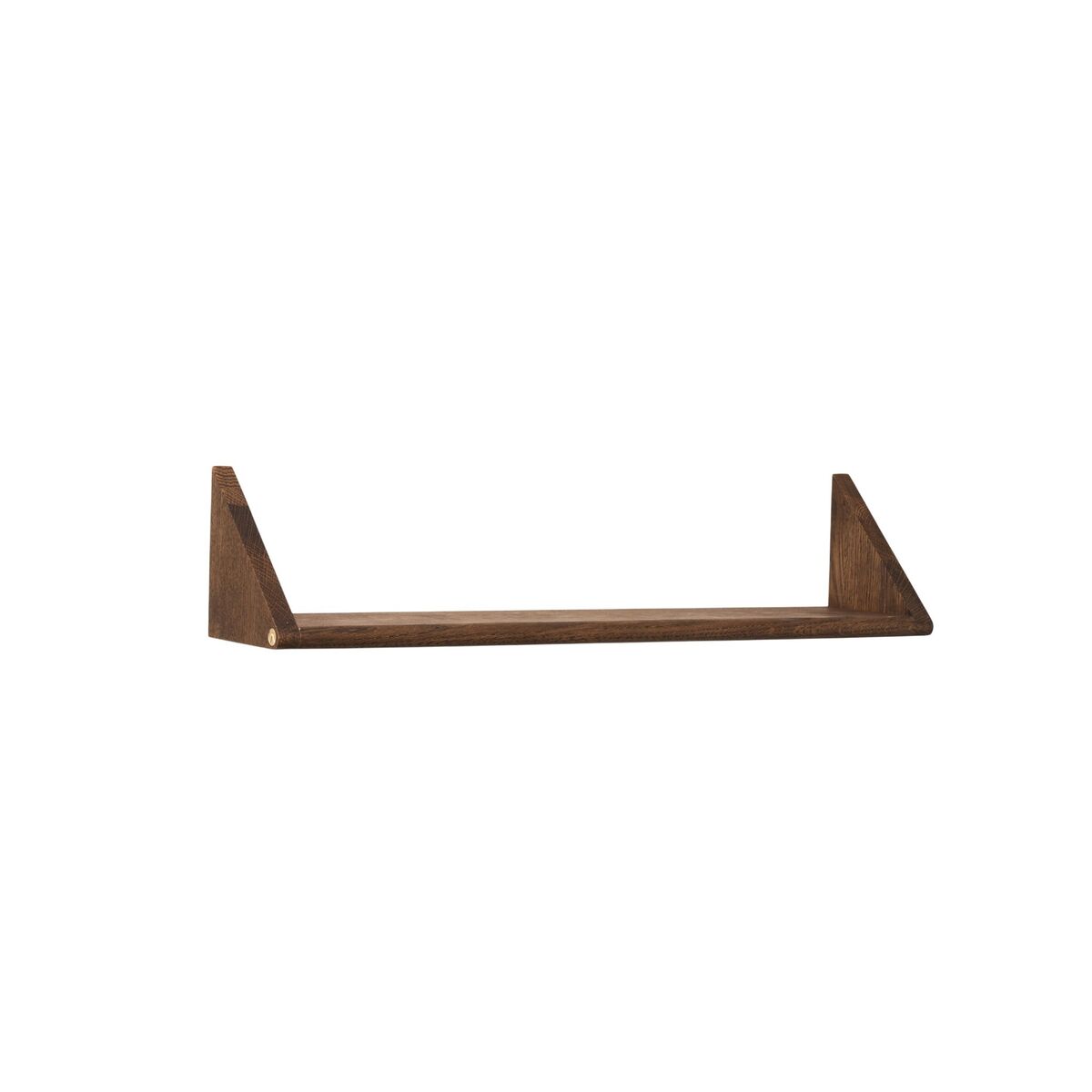 Split hylla 50 cm, rökt ek