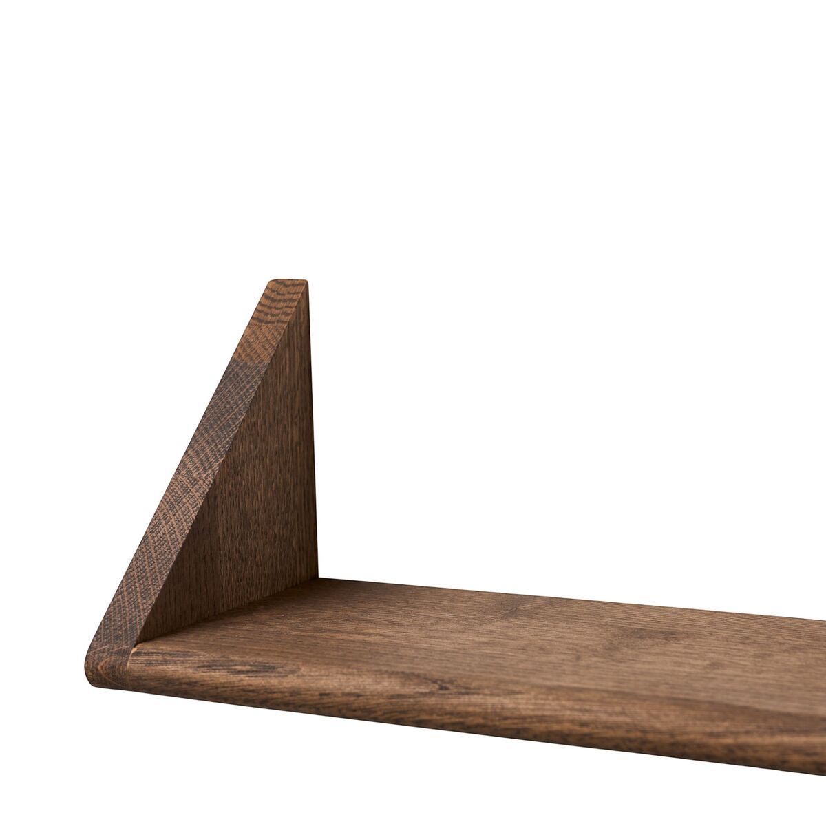 Split hylla 50 cm, rökt ek