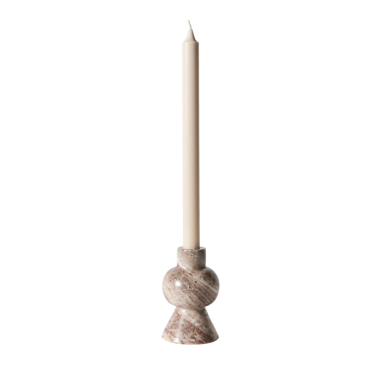 Vita ljusstake L, marmor/seagrain