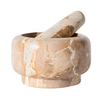 Vita mortel, marmor/seashell