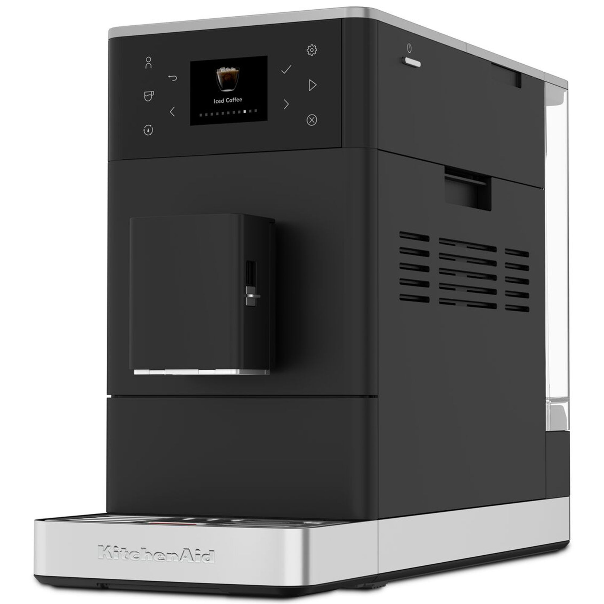 Kitchenaid Fuldautomatisk espressomaskine KF3 med iskaffe-funktion, mat sort