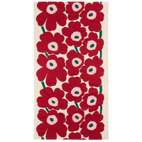Unikko dug 135 x 250 cm, cranberry/rose
