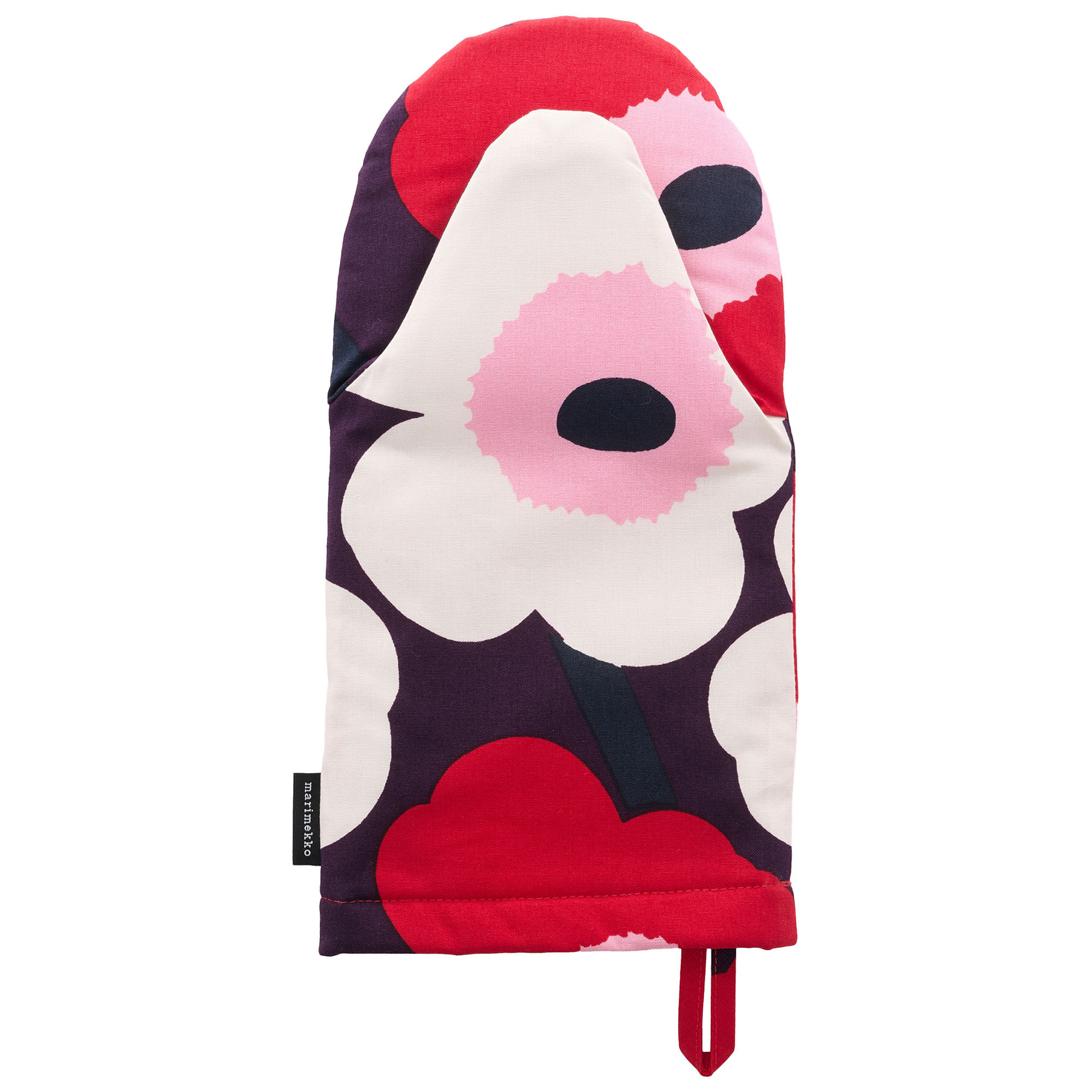 Marimekko Pieni Unikko grydvante, rose