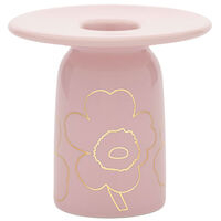 Piirto Unikko ljusstake 8 cm, rosa/guld