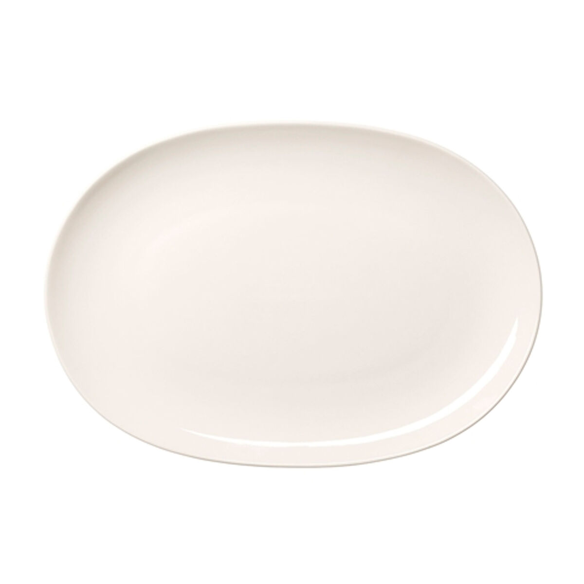 24h oval serveringstallrik 22,1 × 32 cm, vit