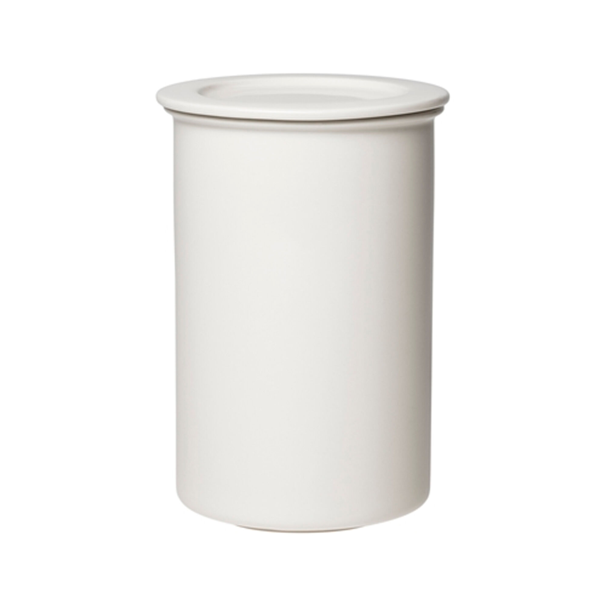 Arabia Mainio krukke med låg 1,3 liter, hvid