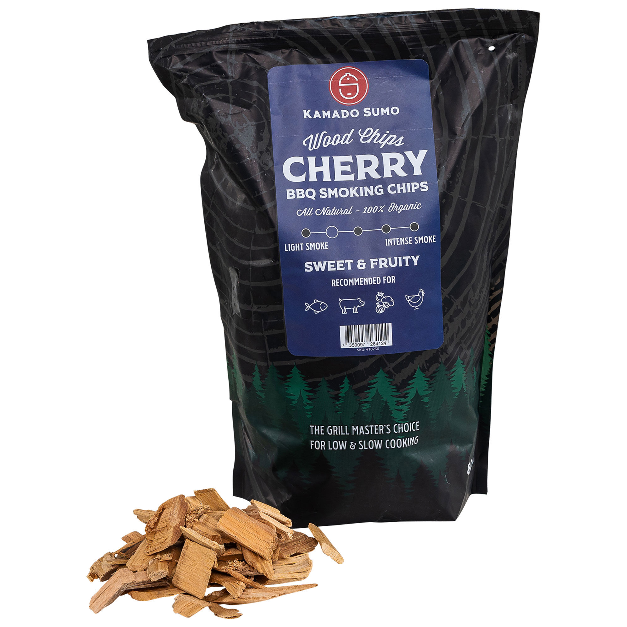 Kamado sumo Cherry røykflis 800 g