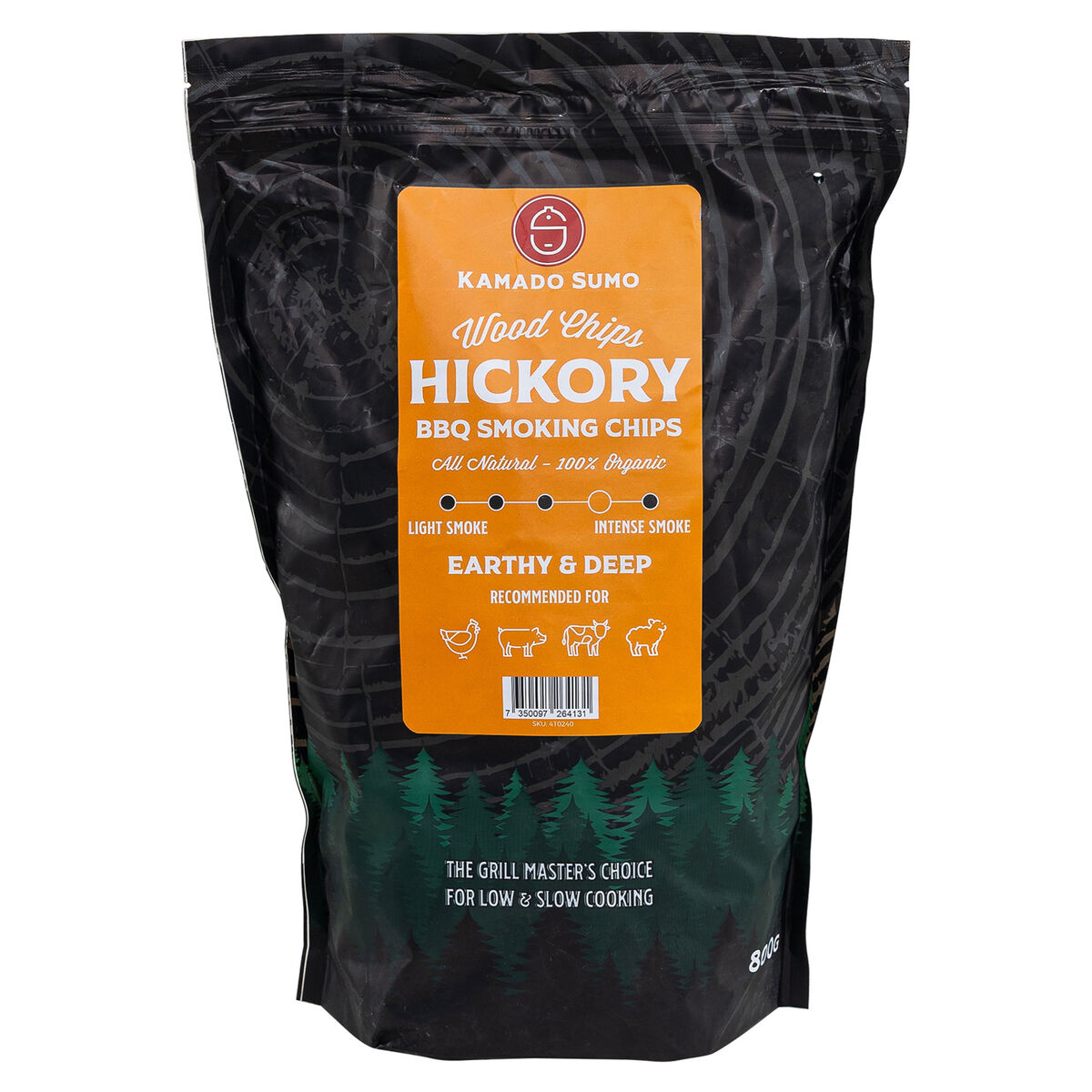 Hickory rökflis 800 g