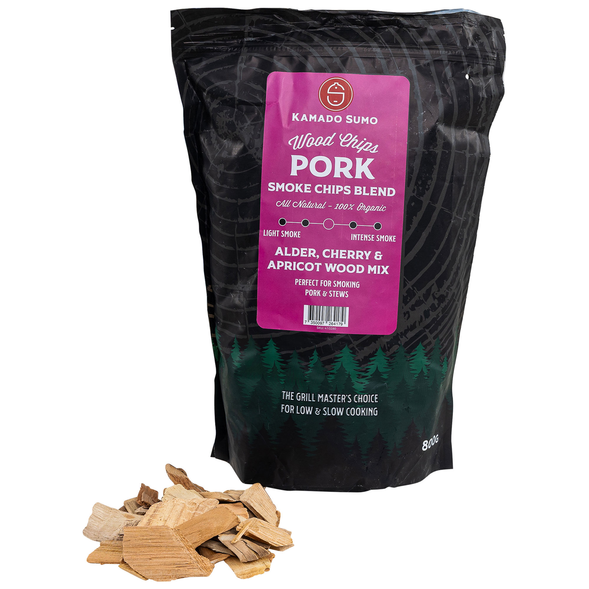 Kamado sumo Pork Blend røgflis 800 g