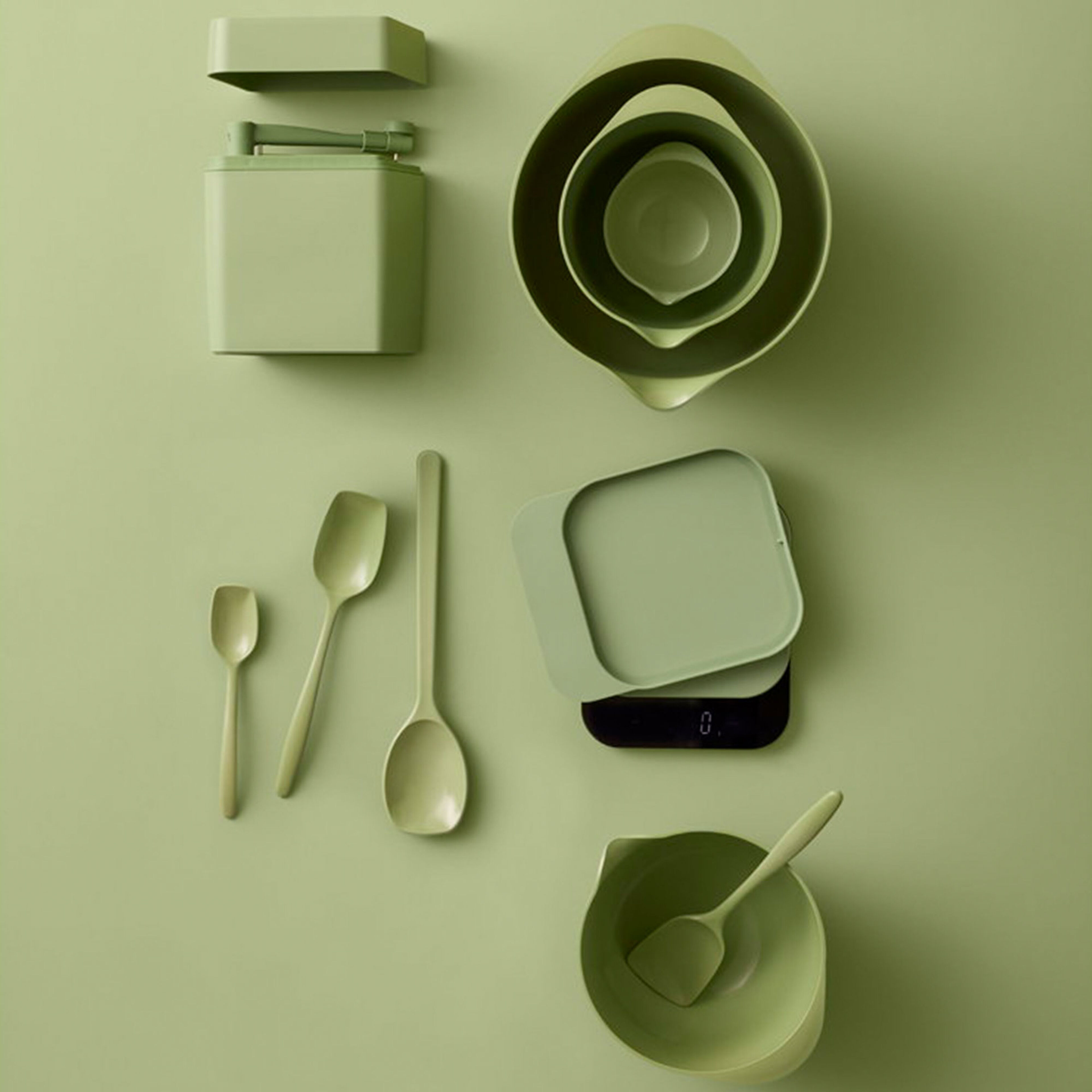 Margrethe skål 2 liter, misty green