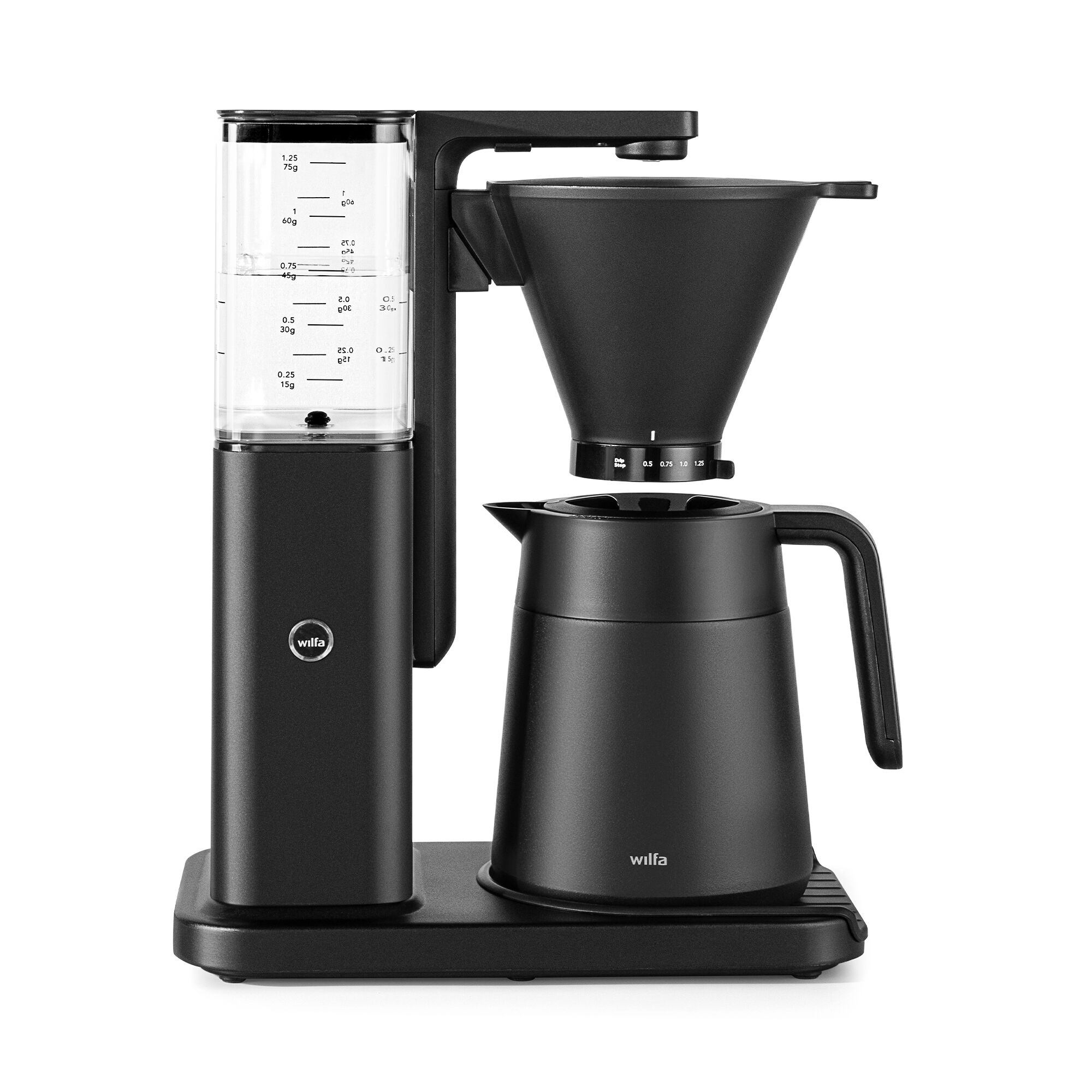 Wilfa Zense Alux Thermo kaffebryggare, svart aluminium